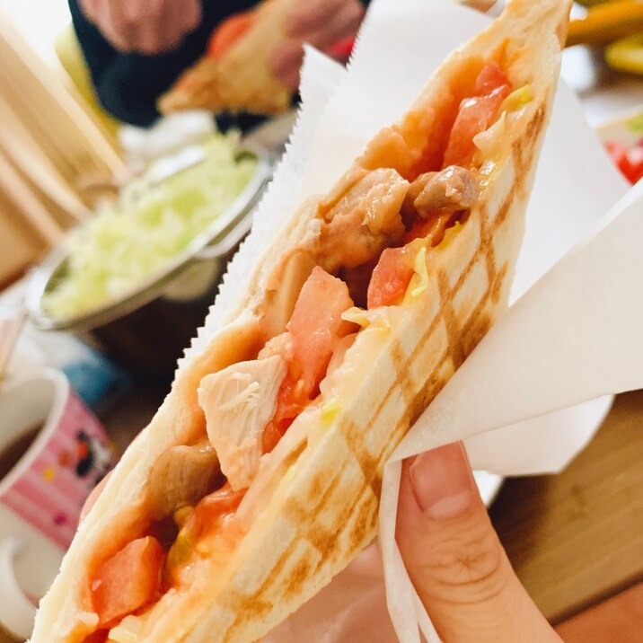 ホットサンドメーカーでケバブ風サンド レシピ 作り方 By Naaaaaaaaao 楽天レシピ